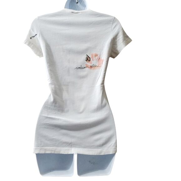 Vintage y2k 2000s Volcom Womens Punk Emo Skater Tee Shirt - Picture 2 of 6